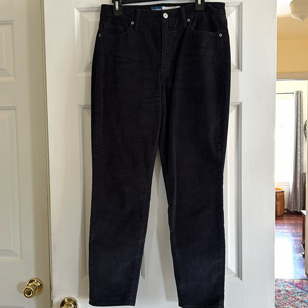 Old Navy High Rise O.G. Straight corduroy pants - Navy Size 8